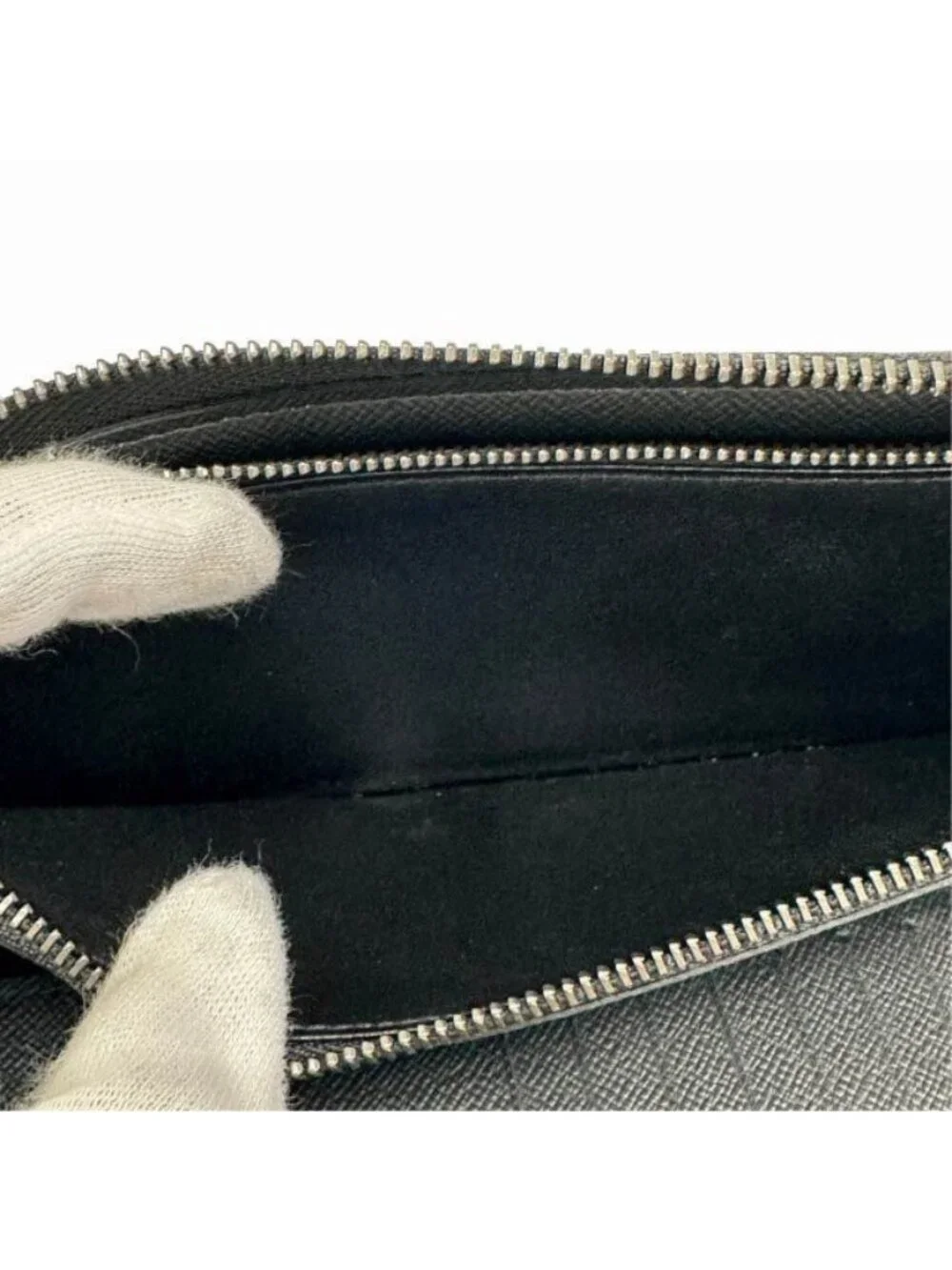 Louis Vuitton Monogram Eclipse Zippy Vertica Zip Around Wallet